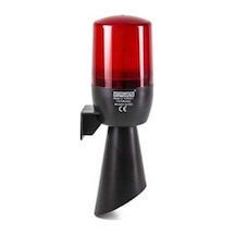 Emas It070r240z It Serisi Kırmızı 48-240v Ac/dc Buzzerlı Led Korna 70mm