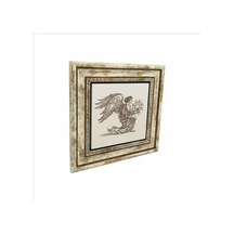 Melek Görseli Baskılı Taş Tablo 25x25