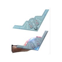 Oyuncak Metal Hayalet Savaş Uçağı Çek Bırak Özellikli Işıklı Sesl