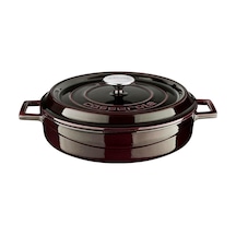 Lava Metal Premium Serisi - Döküm Çok Amaçlı Tencere, Yuvarlak, 28 Cm, Majolik Mor Genel