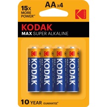Kodak Max Alkalin Kalem Pil Aa 4'lü
