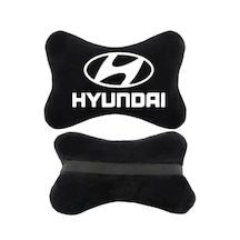 Hyundai Logolu Siyah Papyon Boyun Yastığı 2'li