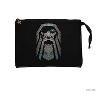 Zepplin Giyim Odin Siyah Clutch Astarlı Cüzdan / El Çantası
