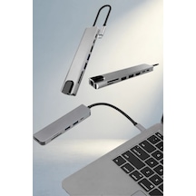 Kompakt Dönüştürücü Adaptör Type-c Hdmı Usb 3.0 Macbook
