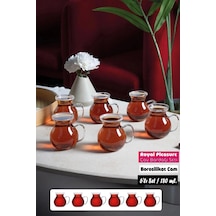 6'lı Bardak Ve 6'lı Cam Piprt Hediye Pleasure Borosilikat Cam Bardak Set Isıya Dayanıklı Keyfi Ala K Şefaf