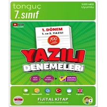 Tonguç 7.sınıf Yazılı Denemeleri 1.dönem