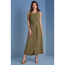 Kolsuz Haki Elbise Haki