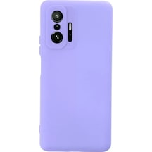 Newface Xiaomi Mi 11t Pro Kılıf Nano İçi Kadife Silikon - Lila