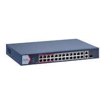 Hıkvısıon Ds-3e1326p-eı/m 24 Port 10/100+2x1gb Rj45/sfp Uplınk Combo 230w 300 Metre Poe Yönetilebilir Rackmount Swıtch