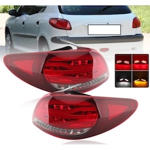 Peugeot 206 1999-2000-2001 H.b Kırmızı Ledli Arka Stop