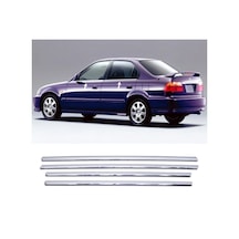 Honda Civic Krom Cam Çıtası 4 Kapı P.çelik 1996-2001 Arası