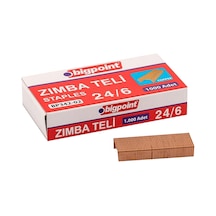 Bigpoint Zımba Teli No:24/6 Sarı X 10 Kutu