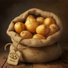 Akdeniz Kumpirlik Patates - 20 Kg