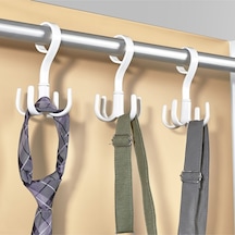 Plastlife 3 Adet Pratik 4 Askılı 360 Derece Hareketli Dolap Içi Aksesuar Askısı Mutfak Banyo Askısı Diğer