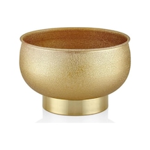 Setabianca Textured Dark Saksı Gold 29 29 20cm