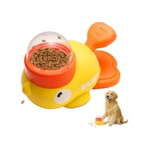 Ördek Mama Dağıtıcı Zeka Oyuncağı Yavaş Besleyici Puzzle Pet Toy, Etkileşimli Kedi Ve Köpek O