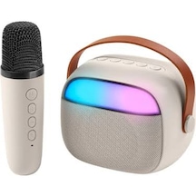 Polosmart Kablosuz Karaoke Seti Led Işıklı