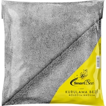 Mikrofiber Çift Yüzlü Araç Kurulama Bezi 40X60 440Gr/M2 - Gri