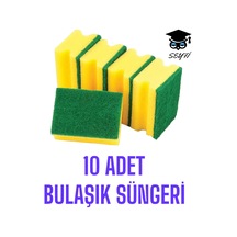10 Adet Bulaşık Süngeri Oluklu Sun Brite