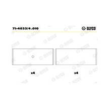 Kol Yatak - Fiat Qubo, 500, Panda, Grande Punto, Punto, Doblo, Tipo, Fiorino, Idea, Strada, Linea, Palio, Siena, Avventura, Egea, Mito - Glyco-7140 90811992