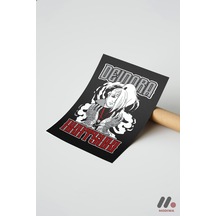Naruto Deidara Akatsuki Poster, Çerçevesiz Yüksek Kalite Duvar Afişi - Anime Severlere Özel Hediye