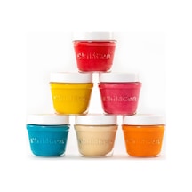 Childgen Doğal Oyun Hamuru 6 X 125 Gr Set Kırmızı - Sarı - Pembe