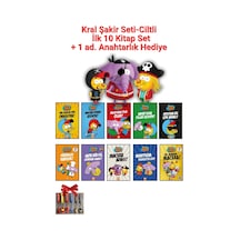 Kral Şakir Seti İlk 10 Kitap Ciltli + 1 Ad. Anahtarlık Hediyeli