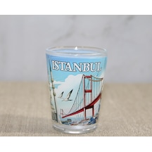 İstanbul Temalı Cam Shot Bardak