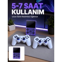 3.5 İnç Ips Ekranlı Çift Kablosuz Kollu Taşınabilir Retro Oyun Konsolu 91988433