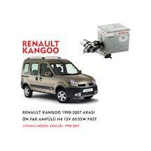 RENAULT KANGOO 1998-2007 ARASI ÖN FAR AMPÜLÜ H4 12V 60/55W P43T