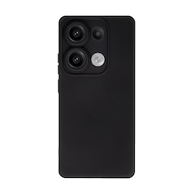 Xiaomi Redmi Note 13 4g Kılıf Nano İçi Kadife Silikon - Siyah -