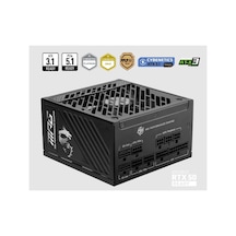 Psu Mpg A1250gs Pcıe5 1250w 80+ Gold Atx 3.1 Pcıe 5.1 2x 12v-2x6 Power Supply