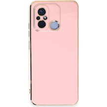 Newface Xiaomi Redmi 12c Kılıf Volet Silikon - Pembe