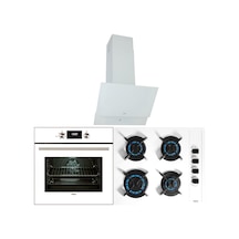 Teka HAK 625 BWH - GBC 64002 KBC WH - ATV 60 Ankastre Set Beyaz