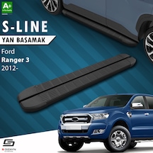 S-Dizayn Ford Ranger 3 S-Line Siyah Yan Basamak 203 Cm 2012 Üzeri