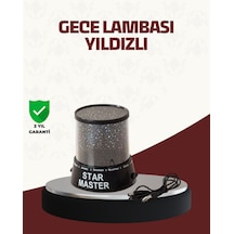 Flzdgnkr Galaxy Efektli Led Projektör Tnabilir Yıldız Gece Lambası Çok Renkli