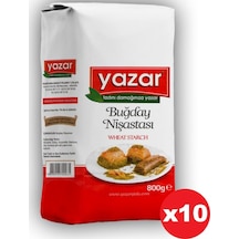 Yazar Buğday Nişastası 10 x 800 G