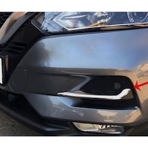 Nissan Qashqai 2017 Ve Üzeri Sis Far Çerçevesi 2 Parça Paslanmaz Çelik