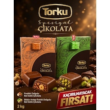 Torku Fındık Dolgulu Bol Antep Fıstıklı Çikolatalı Bayram Şekeri 2 Kg