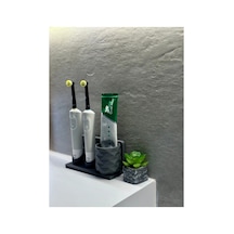 Şarjlı Diş Fırçası Standı Ve Banyo Organizeri Zyndo Gri