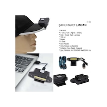 Şarjlı Baret Lambası Wt-606 Çok Renkli