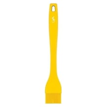 Lurch - Platin Silikon Pasta Fırçası 25,5 Cm Sarı - Yanmaz, Yapışmaz, Bükülmez, Çizmez, Tat Ve Koku Bırakmaz - 240051 Sarı - Pembe