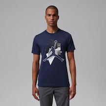 Nike Jordan Jumpman Brand Erkek Lacivert Tişört