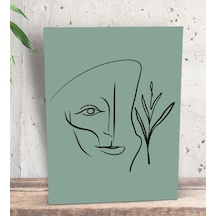 Bk Gift Minimalist Art Tasarımlı Dekoratif Mini Kanvas Tablo 15X2 (506660594)