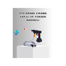 Mey İthalat 21v Akülü Basınçlı Yıkama Makinesi Çift Akülü Ve Hızlı Şarj Özellikli