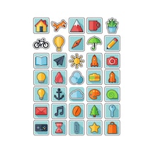 Karma Koleksiyon Sticker Seti 150 Adet - 5'li Mega Paket No28 - Laptop Defter Ajanda Çok Renkli