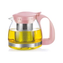 Elysian 700ml Transparent Tea Infuser Colorful Filter Collection Çok Renkli