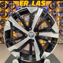 4 Adet Bk-5837 7 17 4 108 Et25 65,1 Black Machıned Jant Takım