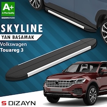 S-dizayn Vw Touareg 3 Skyline Aluminyum Yan Basamak 193 Cm 2018 Üzeri A+ Kalite