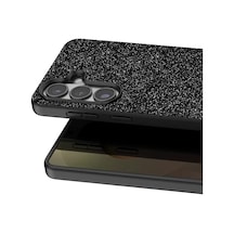 Onegif Samsung Galaxy S26 Plus Uyumlu Bright Simli Kapak - Siyah
